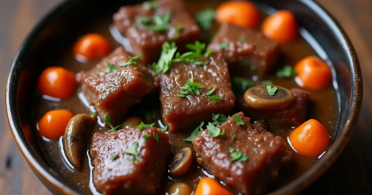joue de boeuf en daube
