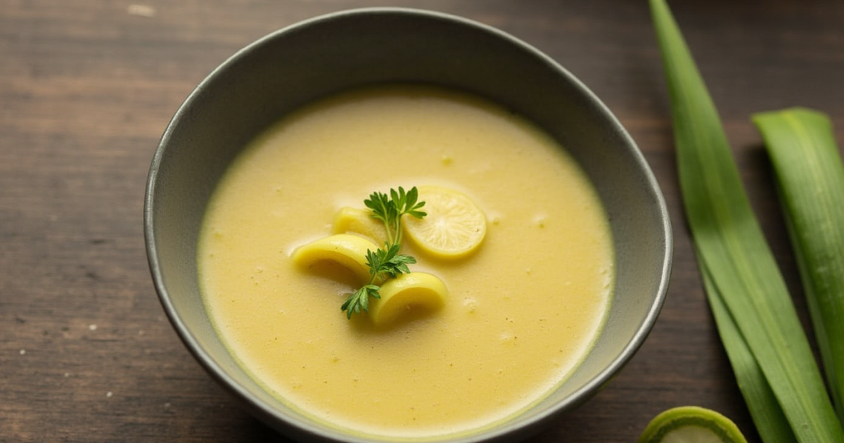 Recette de soupe poireau pommes de terre au Thermomix